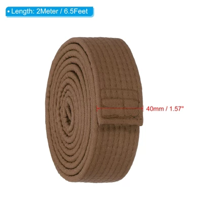 Unique Bargains Polyester Polyester Martial Arts Judo Colored Ranking Belt Brown 1 Pc 1 Unique Bargains Polyester Polyester Martial Arts Judo Colored Ranking Belt Brown 1 Pc