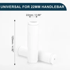 Unique Bargains Bike Handlebar Grips Covers 4.92" White 1 Pair -Futuro Brand GUEST 716e5bba 4819 4c68 8ed8 a003f8e6988e