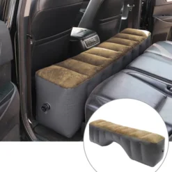 Unique Bargains Car Mattress Sleeping Mat Brown Gray