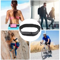 Unique Bargains Double Pocket Running Waist Pack With Magic Tapes 1 Pc -Futuro Brand GUEST 72180074 39a0 4b6f 8425 400dc4612ebe