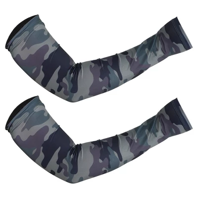 Unique Bargains Basketball Sports Camouflage Cooling Arm Elbow Compression Sleeve Green-gray-blue 1 Pair 6 Unique Bargains Basketball Sports Camouflage Cooling Arm Elbow Compression Sleeve Green-gray-blue 1 Pair - Image 6