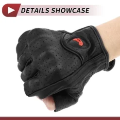Unique Bargains Motorcycle Half Finger Gloves Black 1 Pair -Futuro Brand GUEST 731d2c81 e83a 4331 880d 97b0053af4f4