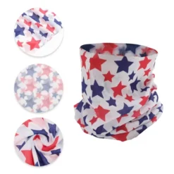 Unique Bargains Sunscreen Stars Pattern Face Scarf Mask Red White 1 Pc -Futuro Brand GUEST 741d9642 f1e1 4d02 982e 8d8345852fe8
