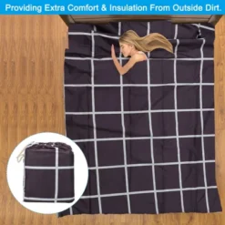 Unique Bargains Soft Lightweight Comfortable Travel Sleeping Bag Liner -Futuro Brand GUEST 747be435 1abb 4bfa 84c5 db4aacfda693
