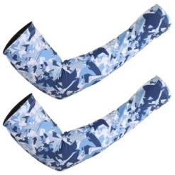 Unique Bargains Basketball Sports Camouflage Cooling Arm Elbow Compression Sleeve Navy Blue 1 Pair -Futuro Brand GUEST 75186515 ee99 43e6 9e52 4061b4204738