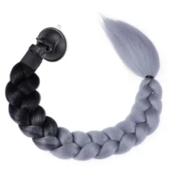 Unique Bargains Suction Cup Braid Gradient Helmet Decor Ponytail 22.83" -Futuro Brand GUEST 753223af 68fe 4195 8378 08a4ba3e34a5
