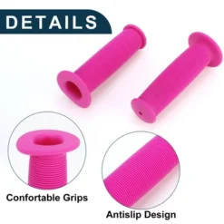 Unique Bargains Bike Handlebar Grips Covers 4.33" Pink 1 Pair -Futuro Brand GUEST 75920879 fa24 4860 a897 2a3665b0587d