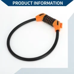 Unique Bargains Bicycle Padlock Cable Spiral Lock 5 Digit Resettable Bike Cable Lock Orange -Futuro Brand GUEST 77f8cbfa eff1 4a13 8f53 7fe8e231c412