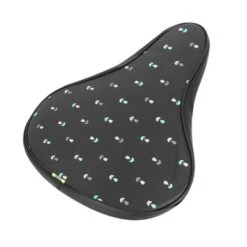 Unique Bargains Waterproof Rose Pattern Bicycle Seat Cover Cushion Pad Soft Bike Saddle Seat Cover Black -Futuro Brand GUEST 7817cc06 0287 44a2 9725 6affde6e44af