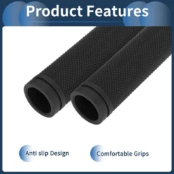 Unique Bargains Bike Handlebar Grips Covers 5.12" Long Black 1 Pair -Futuro Brand GUEST 7849e794 7e0d 4e87 b930 194a22fe799d
