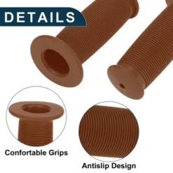 Unique Bargains Bike Handlebar Grips Covers 3.35" Brown 1 Pair -Futuro Brand GUEST 7afd1613 4e5c 4a7a 8743 c0fae3ca586a