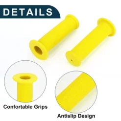 Unique Bargains Bike Handlebar Grips Covers 4.61" Yellow 1 Pair -Futuro Brand GUEST 7b1ab63c 81a5 480f a497 e8cd5bb24dc8