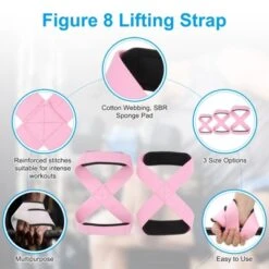 Unique Bargains Cotton SBR Sponge Pads Figure Lifting Straps 2 Pcs Light Pink M -Futuro Brand GUEST 7b2056da 40cf 4084 9e43 176c0843c6c9