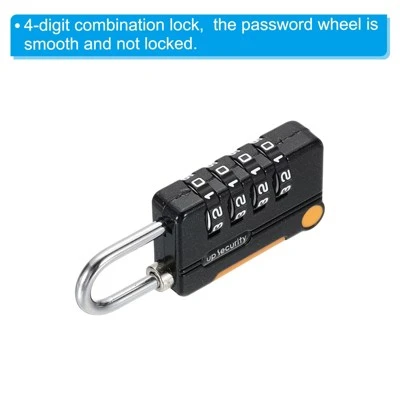 Unique Bargains Locker Luggage Bike 4 Digit Combination Lock With Security Cable Set 3 Unique Bargains Locker Luggage Bike 4 Digit Combination Lock With Security Cable Set - Image 3