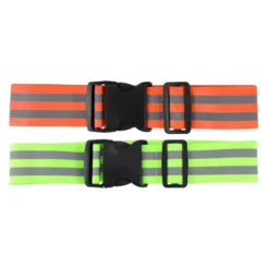 Unique Bargains High Visibility Safety Reflective Belt Running Gear Green Orange 2 Pcs -Futuro Brand GUEST 7d789b38 1cf0 48a4 991d 8e4c93bb9de2