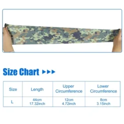 Unique Bargains Basketball Sports Camouflage Cooling Arm Elbow Compression Sleeve Green Gray Brown Blue 1 Pair -Futuro Brand GUEST 7d7a9575 c51d 40ed 8878 3812a653ac43