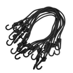 Unique Bargains Strong Elastic Strapping Rope With Hooks For Bicycle Luggage Black 12 Pcs -Futuro Brand GUEST 7dd61e06 a1e5 40a4 b85d 84877a76b40b