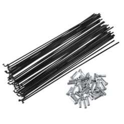 Unique Bargains Bicycle Steel Spokes 14G Bike Spoke With Nipples Black 40 Pcs -Futuro Brand GUEST 7dd93ba4 5f1c 4edc 8d2d a29090713483
