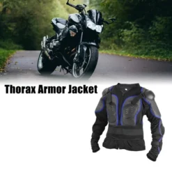 Unique Bargains Dirt Bike Motorcycle Riding Protective Full Body Armor Thorax Back Backbone Protector For Off-Road Cycling Blue Size L