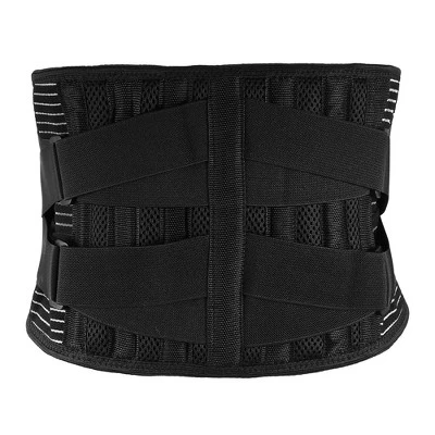 Unique Bargains Back Brace For Lower Back Pain Women Men Breathable Lumbar Support Belt For Ease Herniated Disc Scoliosis 1 Unique Bargains Back Brace For Lower Back Pain Women Men Breathable Lumbar Support Belt For Ease Herniated Disc Scoliosis