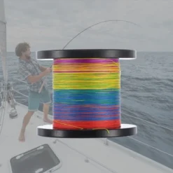 Unique Bargains Abrasion Resistant Zero Stretch PE Thin 8 Strands 42.55LB Braided Fishing Line 549yds Multicolor 1Pc -Futuro Brand GUEST 80f16683 6c3a 443c 9e6c 0bfd30115ff2