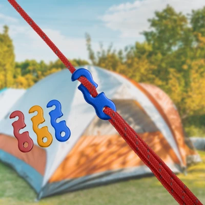 Unique Bargains Aluminum Alloy Rope Tensioners 10 Pcs 1 Unique Bargains Aluminum Alloy Rope Tensioners 10 Pcs