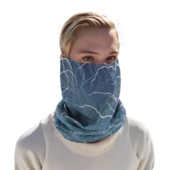 Unique Bargains Sunscreen Lightnings Pattern Face Scarf Mask Gray Blue 1 Pc -Futuro Brand GUEST 81fe6bf2 bef0 44b5 80b3 36d0831e1ee6