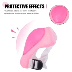 Unique Bargains Outdoor Sport Skating Palm Elbow Knee Support Guard Pad Protective Pads Set Pink 5.1" X 4.5" 6 In 1 -Futuro Brand GUEST 83209708 f013 4a46 b3c2 6108104cd3c4