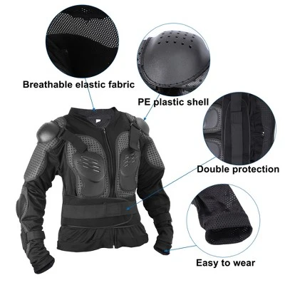 Unique Bargains Dirt Bike Motorcycle Riding Protective Full Body Armor Thorax Back Backbone Protector For Off-Road Cycling Black Size 2XL 2 Unique Bargains Dirt Bike Motorcycle Riding Protective Full Body Armor Thorax Back Backbone Protector For Off-Road Cycling Black Size 2XL - Image 2