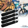Unique Bargains Rubber Tensioner Motorcycle Bicycle Lashing Strap Luggage Tensioning Rope Black 4 Pcs