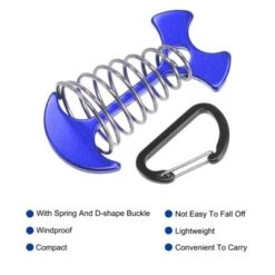 Unique Bargains Deck Pegs And Buckle Kit Aluminum Alloy For Outdoor Camping -Futuro Brand GUEST 84bbfc76 75e3 4718 90d1 f7e1ed33941f