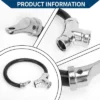 Unique Bargains Bicycle Lock Portable Ring Cable Anti-Theft Bike Lock Mini Ring Lock Black 1 Pc