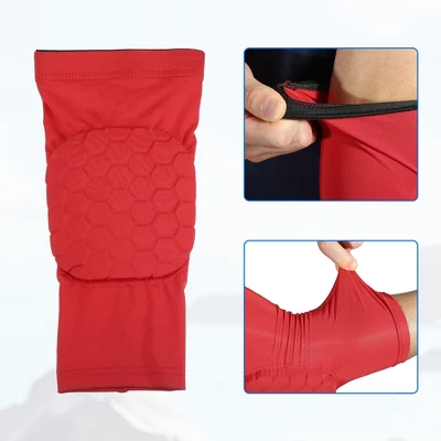 Unique Bargains 2pcs Elbow Brace Support Sleeve Elbow Pad Sleeve For Women Men Red L Size 2 Unique Bargains 2pcs Elbow Brace Support Sleeve Elbow Pad Sleeve For Women Men Red L Size - Image 2
