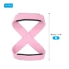Unique Bargains Cotton SBR Sponge Pads Figure Lifting Straps 2 Pcs Light Pink M