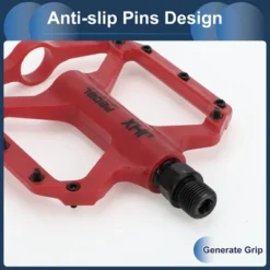 Unique Bargains Cycling Bike Pedal 9/16" Spindle Nylon For Road Mountain BMX MTB Bike Red -Futuro Brand GUEST 85c0a029 1cc7 4882 8eca dc4b18759f10