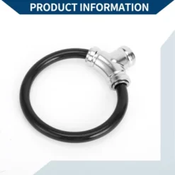 Unique Bargains Bicycle Lock Portable Ring Cable Anti-Theft Bike Lock Mini Ring Lock Black 1 Pc -Futuro Brand GUEST 85c87867 7eb7 47f1 a9e7 0e6cc0bb6d37