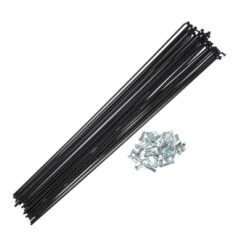 Unique Bargains 14G J Bend Bike Spokes With Nipples Steel Black 36 Pcs -Futuro Brand GUEST 85ffe4c9 f1be 4439 a94c e6458dd62e24