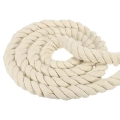 Unique Bargains Natural Twisted Cotton Rope 3 Strand Tug Of War Rope With Sealing Tape -Futuro Brand GUEST 8663eeee d3ae 4bde 8dc8 26931802e7be