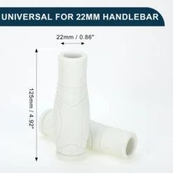 Unique Bargains Bike Handlebar Grips Covers 4.92" Long White 1 Pair -Futuro Brand GUEST 86bf959a 505f 4187 a6d5 2493253015f9