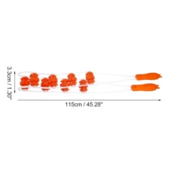 Unique Bargains Multiple Trigger Points Neck Shoulder PP TPE Orange Transparent Handheld Back Massager 1 Pcs -Futuro Brand GUEST 8704a433 a3c4 4027 a4a4 420a97fa425c