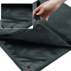 Unique Bargains Waterproof Tent Tarp Gray -Futuro Brand GUEST 8a5cc10f 3c98 4809 be7d ac0c06cd7286