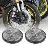 Unique Bargains M6x1.0 Motorcycle Universal Screw Mount Round Warning Reflector 6 Pcs