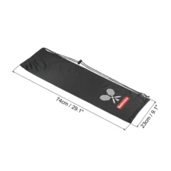 Unique Bargains Velvet Cloth Drawstring Badminton Racquet Cover Bag