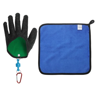 Unique Bargains Waterproof Puncture Resistant Non-Slip Easy To Clean Fishing Gloves (Left) 4 Unique Bargains Waterproof Puncture Resistant Non-Slip Easy To Clean Fishing Gloves (Left) - Image 4