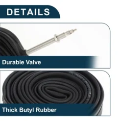 Unique Bargains Bike MTB Cycling Inner Tire 700x23/25C Inch Durable 60mm Long French Type 1 Pcs -Futuro Brand GUEST 8bc4f9c4 afca 4459 a5f6 a93ae51774ef