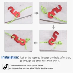 Unique Bargains Aluminum Straight Tent Cord Adjuster For Hiking Travel -Futuro Brand GUEST 8c7c6091 0f5c 48c9 9900 314f7d4acd6c