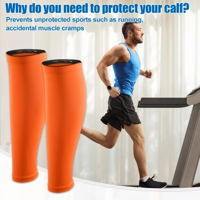 Unique Bargains Calf Compression Sleeve Leg Compression Socks Sore Muscles Polyester 1 Pair 1 Unique Bargains Calf Compression Sleeve Leg Compression Socks Sore Muscles Polyester 1 Pair