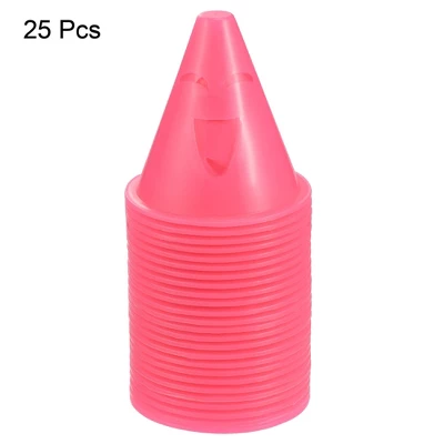 Unique Bargains PE Football Roller Skating Sports Agility Cones With Expression Holes 25 Pcs 2 Unique Bargains PE Football Roller Skating Sports Agility Cones With Expression Holes 25 Pcs - Image 2