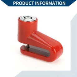 Unique Bargains Bicycle Lock Portable Ring Anti-Theft Bike Lock Motorcycle Wheel Disk Lock Red -Futuro Brand GUEST 8d411655 b1e4 42c9 b0b3 82f4ff43efe8