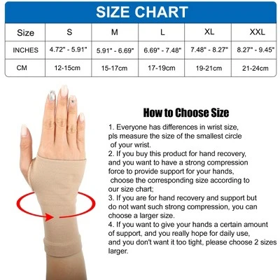 Unique Bargains Pair Wrist Support Compression Sleeves Elastic Thin Wrist Brace For Women And Men 3 Unique Bargains Pair Wrist Support Compression Sleeves Elastic Thin Wrist Brace For Women And Men - Image 3